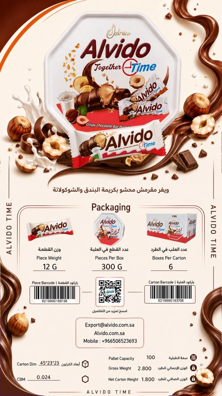 ALVIDO Time Sharing Box — packaging specifications